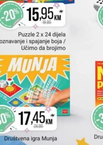 Društvena igra Munja 1 kom, Bingo