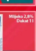 Dukat Mlijeko 2,8% 1 l, Mega diskont