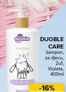 Duoble Care šampon za djecu 400 ml, Konzum i Mercator