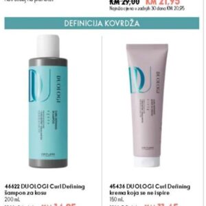 DUOLOGI Curl Defining šampon za kosu 200 ml, Oriflame