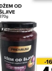 Džem od šljive 370g, Konzum i Mercator