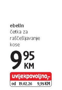 Ebelin četka za raščešljavanje kose