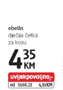 Ebelin dječija četka za kosu