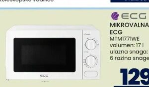 ECG mikrovalna pećnica MTM1771WE 17 l