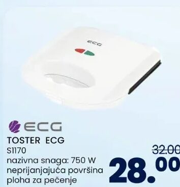ECG Toster S1170 750 W