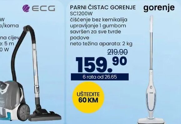 ECG VPS1050 usisavač 700 W