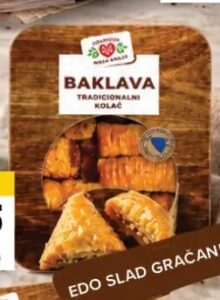Edo Slad Gračanica Baklava 500g, Konzum i Mercator