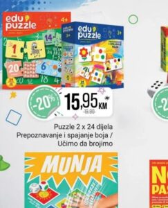 Edu Puzzle Puzzle 2 x 24 dijela 2 x 24 dijela, Bingo