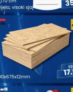 EGGER OSB/3 PLOČA 2500x675x12mm, FIS