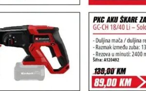 Einhell PXC aku čekić bušilica TE-HD 18/20 Li
