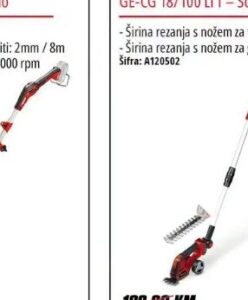 Einhell PXC aku trimer GE-CT 18/33 Li E
