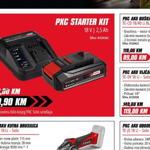 Einhell PXC STARTER KIT 18 V | 2,5 Ah