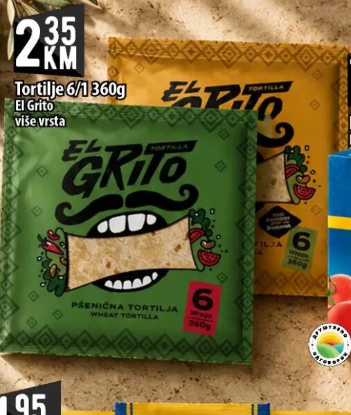 El Grito Tortilje 360g