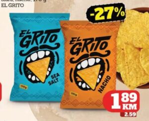 El Grito tortilla čips 170 g