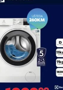 Electrolux veš mašina EW7F3484UE 8 kg, Tehnomag