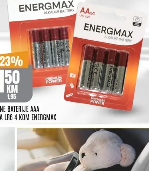 Energmax alkalne baterije AAA/AA LR3/AA LR6 4 kom