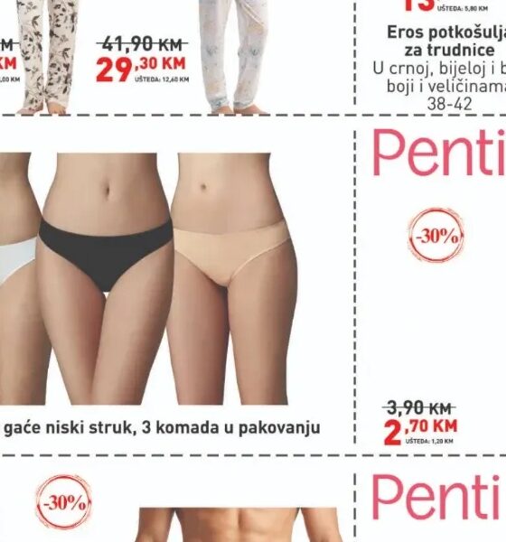 Eros ženske gaće niski struk 3 komada
