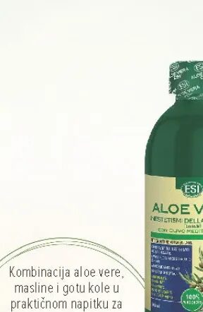 ESI Aloe Vera napitak sa maslinom i gotu kolom 500 ml