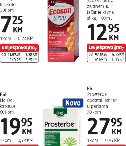 ESI Prosterbe 30 kom.