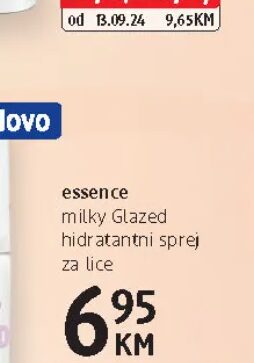 essence milky Glazed hidratantni sprej za lice