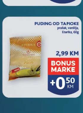 Eterika Puding od tapioke 60 g