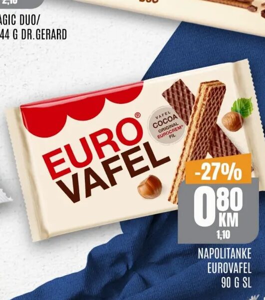 Eurovafel Napolitanke 90 g