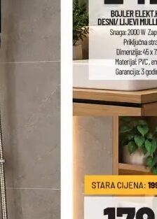 Ev3015 set za tuširanje crni