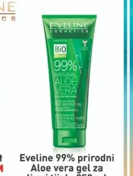 Eveline 99% prirodni Aloe vera gel za lice i tijelo 250 ml