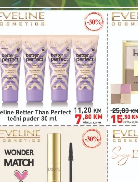Eveline Better Than Perfect tečni puder 30 ml