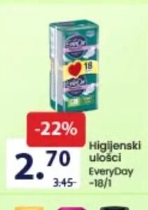 EveryDay higijenski ulošci 18/1, FIS
