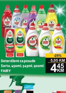 FAIRY Deterdžent za posuđe 450 ml, Best