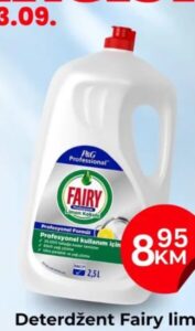 Fairy deterdžent za posuđe limun 2.5 l