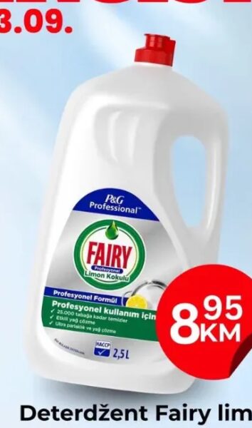 Fairy deterdžent za posuđe limun 2.5 l