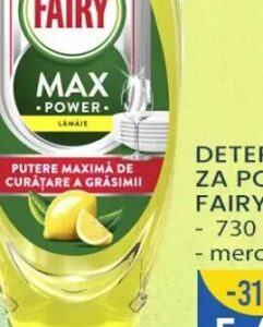 Fairy deterdžent za posuđe mercury lemon 730 ml, FIS