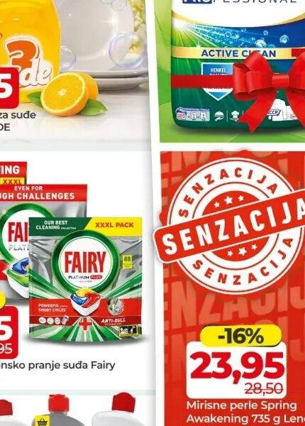 Fairy kapsule za mašinsko pranje suđa 96/116 kom