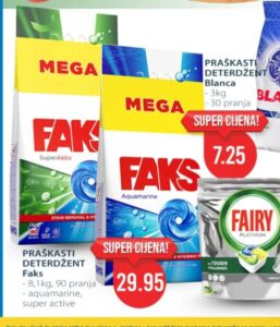 Faks deterdžent 8.1 kg, FIS