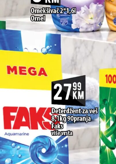 Faks deterdžent za veš 8,1kg