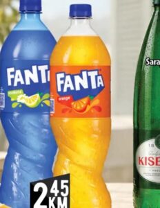 Fanta sok 2 l, Kort