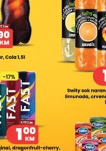 Fast energetsko piće original, dragonfruit-cherry, forest berries, pineapple-coconut, strawberry-vanilla 0.25 l, Hass