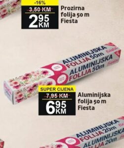 Fiesta aluminijska folija 50 m 50 m, Best