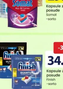 Finish Kapsule za posuđe sorto, FIS