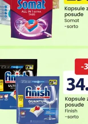 Finish Kapsule za posuđe sorto