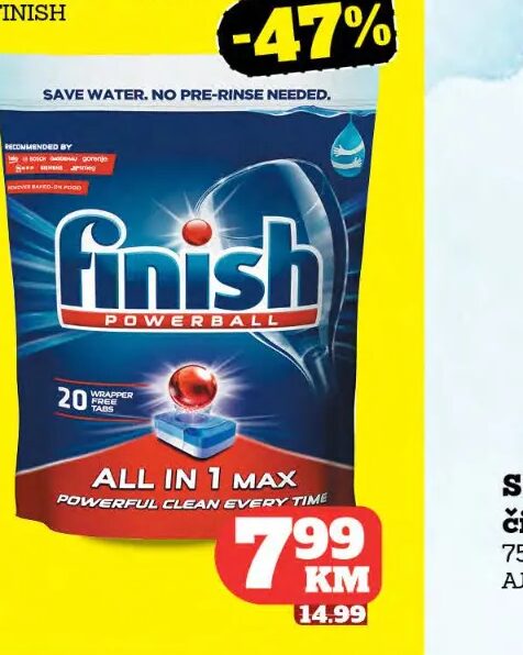 Finish Tablete za sude All in One Max 20/1
