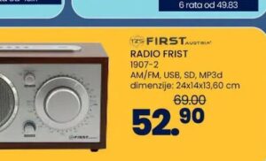 FIRST AUSTRIA Radio 1907-2 1 kom