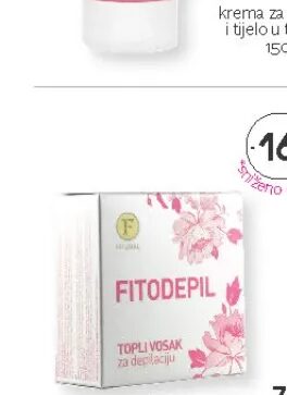 FITODEPIL topli vosak za depilaciju 75 ml