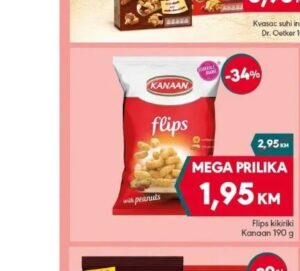 Flips kokirki Kanaan 190 g, Mega diskont