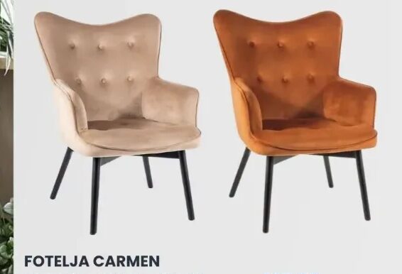 Fotelja Carmen 72 x 52 x 99 cm