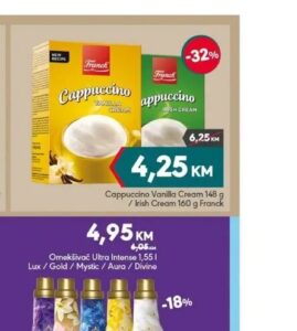 Franck 148 g+160 g, Mega diskont