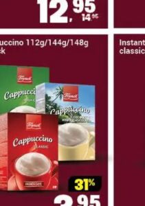 Franck Cappuccino 112g/144g/148g, Robot
