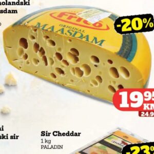 Frico Sir holandski Maasdam 1 kg, Crvena jabuka
